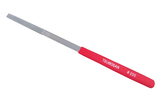 ダイヤモンドテーパーヤスリ K-12 平テーパー 全長 170mm  #200