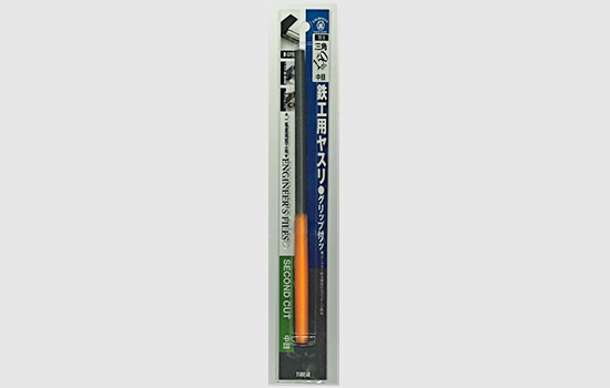 鉄工用ヤスリ(GRIP付) 150mm 三角 中目【HC】