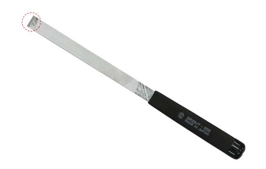 ヴァリト+S 全長215mm/刃長110mm 5本組ヤスリサイズ(1本入) ブライト900  油目