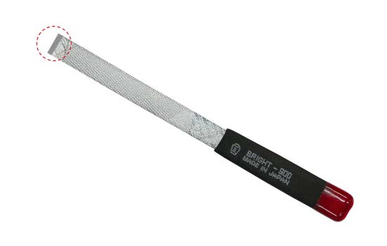 ヴァリト+S 全長155mm/刃長60mm 5本組ヤスリショートサイズ(1本入) ブライト900  荒目