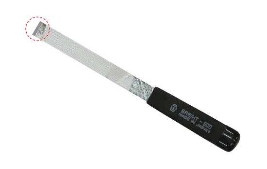 ヴァリト+S 全長155mm/刃長60mm 5本組ヤスリショートサイズ(1本入) ブライト900  油目